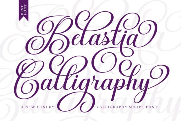 Belastia Calligraphy: A Bold & Elegant Script Typeface