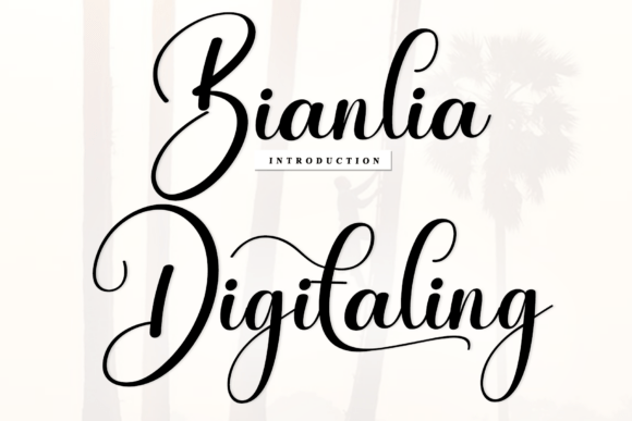 Bianlia Digitaling: A Timeless Handwritten Font for Modern Design