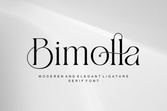 Bimolla: The Elegant Serif Font for Modern Design