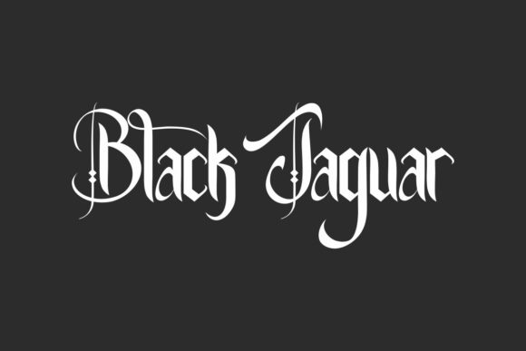 Black Jaguar: A Gothic Typeface for Bold Design