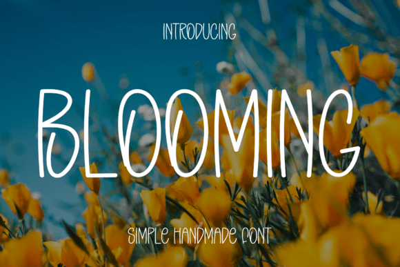Blooming: Elegant Handwritten Script Font