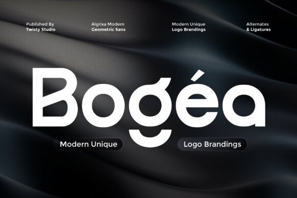 Bogea: A Modern Geometric Sans for Polished Design