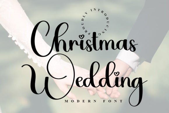 Christmas Wedding Font: Elegant Design for Festive Invitations