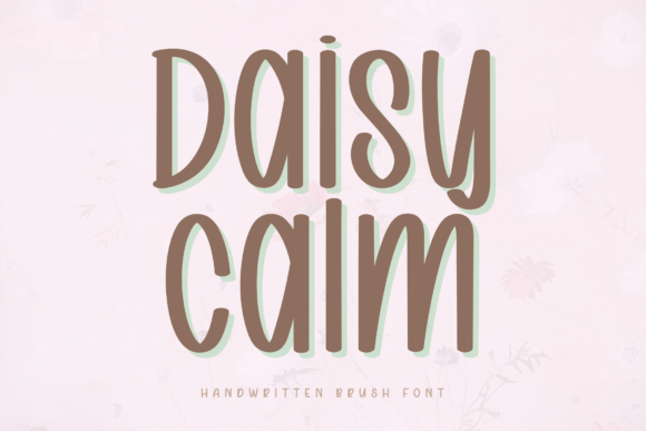 Daisy Calm: A Gentle Handwritten Font for Elegant Designs
