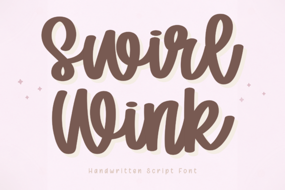 Discover Swirl Wink: A Charming Handwritten Script Font