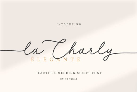 Discover the Elegance of La Charly Handwritten Font