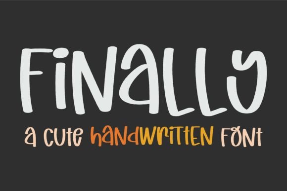 Discover the Flowing Elegance of the Finally Font