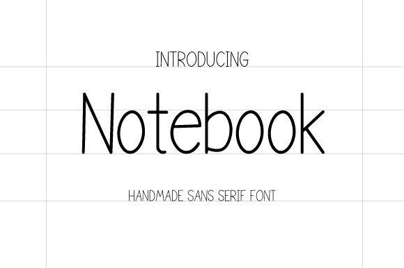 Discover the Notebook Font: A Handmade Sans Serif for Clean Design