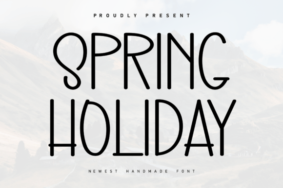 Discover the Spring Holiday Handwritten Font