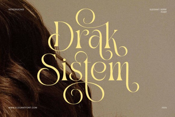 Drak Sistem: A Serif Font with Elegant, Handcrafted Style
