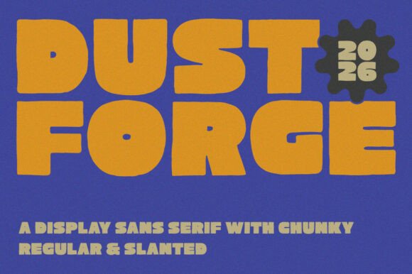 Dust Forge: Retro Bold Display Typeface
