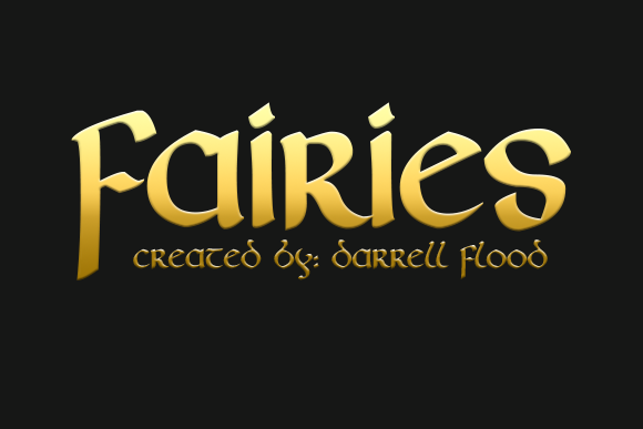 Fairies: An Elegant Celtic Display Font