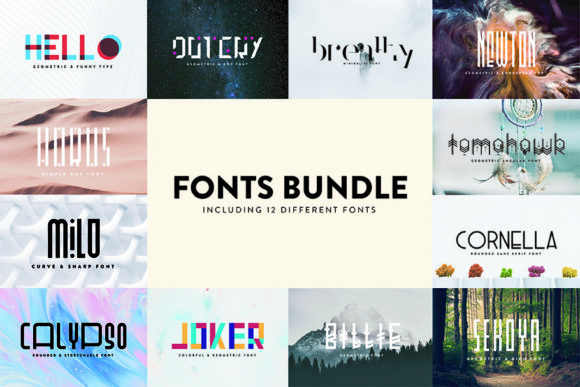 Fonts Bundle Vol 1: A Premium Collection for Modern Design