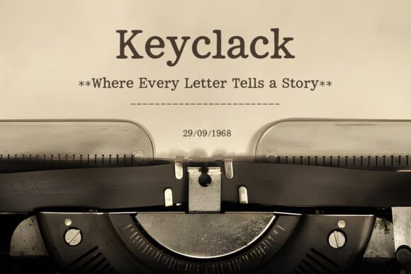 Keyclack: A Vintage Typewriter Font for Timeless Design