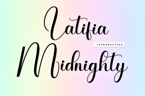 Latifia Midnighty: A Charming Handwritten Typeface
