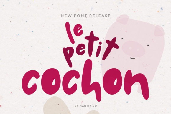 Le Petit Cochon: A Charming Script Font for Standout Designs