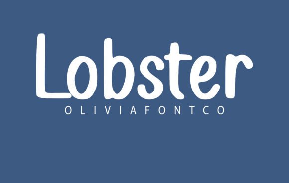 Lobster Font: A Romantic Handwritten Typeface for Creative Designs