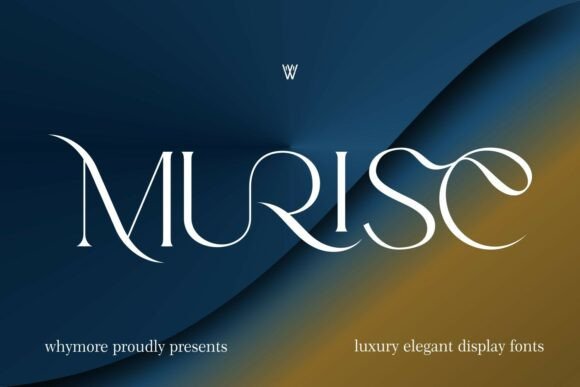Murise: A Serif Font for Timeless Luxury Branding