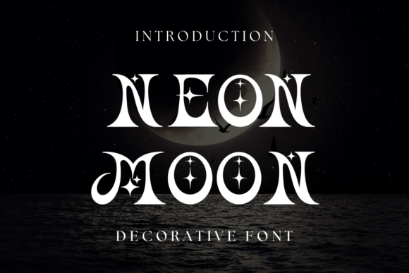 Neon Moon: A Creative Font for Modern Design Projects
