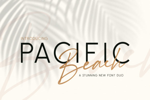 Pacific Beach Font Duo: Timeless Elegance Meets Authentic Charm