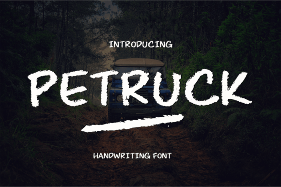 Petruck: A Handwritten Font for Elegant Design