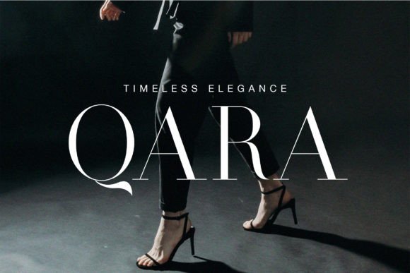 Qara: An Elegant Display Font for Luxury Design