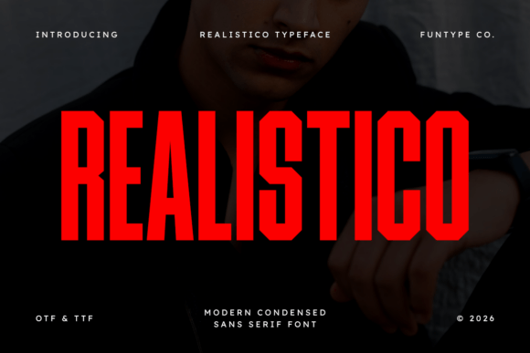 Realistico: The Bold Sans Serif for Modern Impact